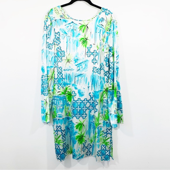 Lilly Pulitzer Dresses & Skirts - NWT Vintage Lilly Pulitzer Silk Sylvia Dress Belle Villa Via Blue